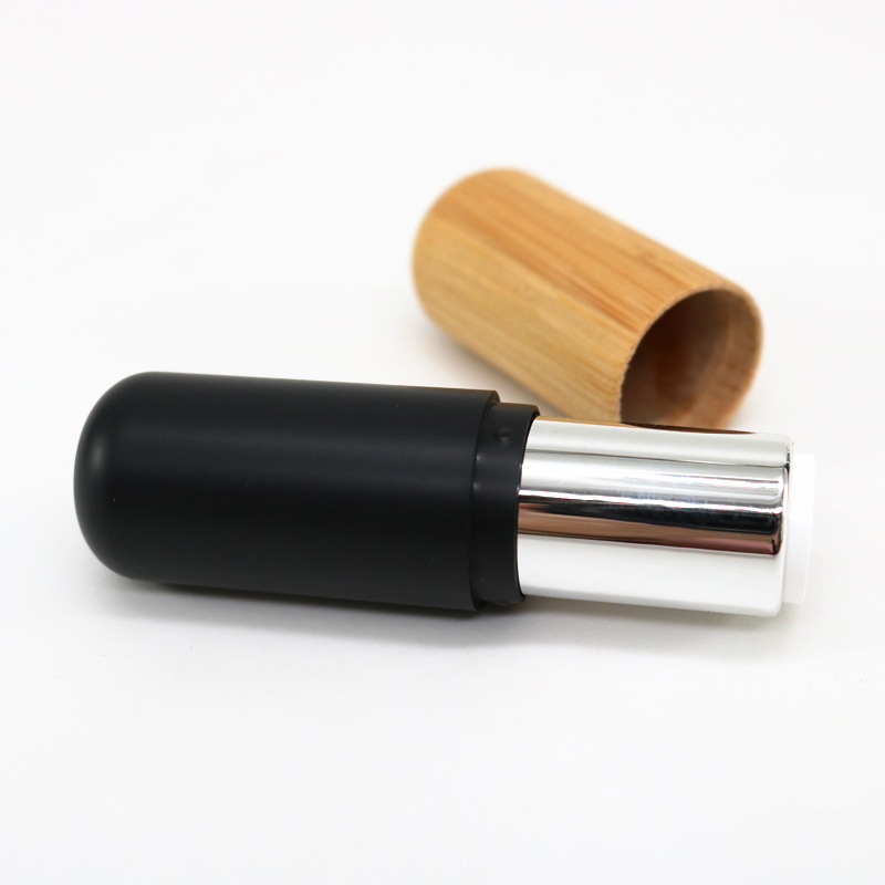 New fashionable small lipstick tube 5ml bamboo lipstick case 5g lip balm tube