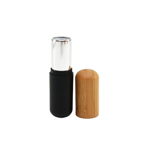 New fashionable small lipstick tube 5ml bamboo lipstick case 5g lip balm tube