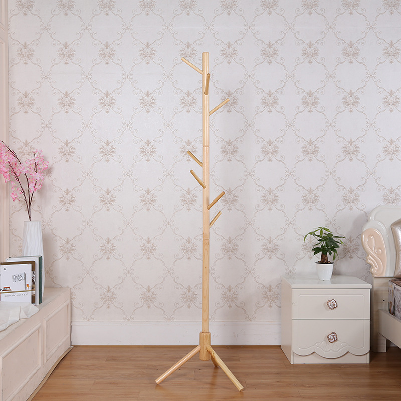 Novel Design Competitive Price Kids Room Door Bedroom Garment Free Stand Entryway Clothing Rack Cat Hangers Wooden Coat Rack