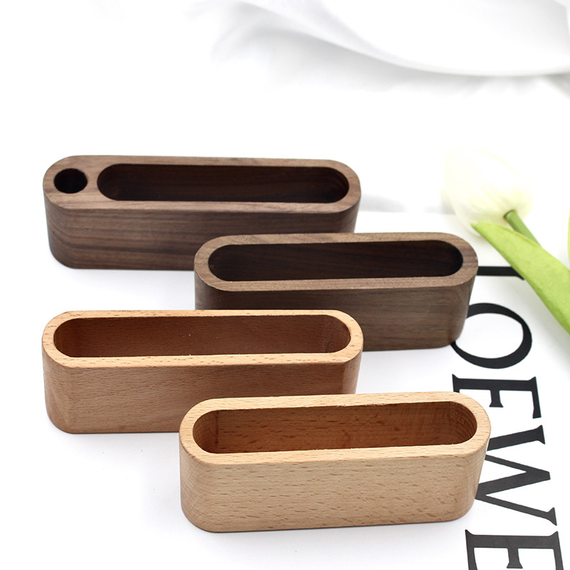 Wooden Business Card Name Tag Display Rack Display Stand Desktop Table Organizer Cellphone Holder Conference Room Accessories