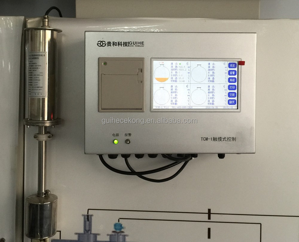 Fuel filling station Automatic tank gauge system connect dispenser Magnetostrictive Liquid diesel fuel level meter