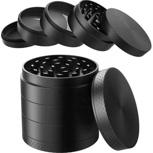 5 Piece Spice Herb Grinder Metal Grinder