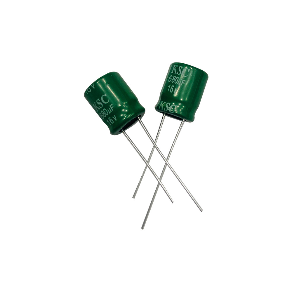 OEM/ODM 680uf 16v Aluminum Electrolytic Capacitor Rhos Low Leakage Current Direct Plug Aluminum Electrolytic Capacitor