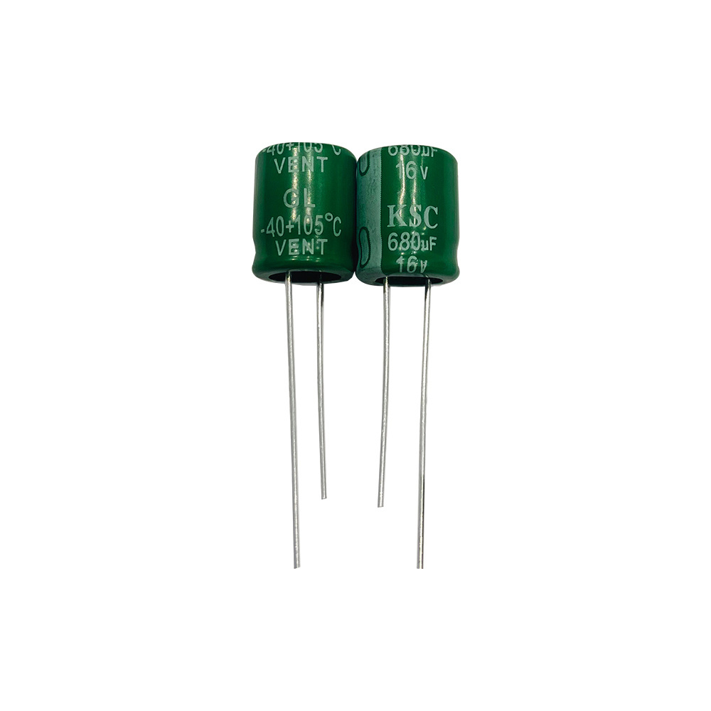 OEM/ODM 680uf 16v Aluminum Electrolytic Capacitor Rhos Low Leakage Current Direct Plug Aluminum Electrolytic Capacitor