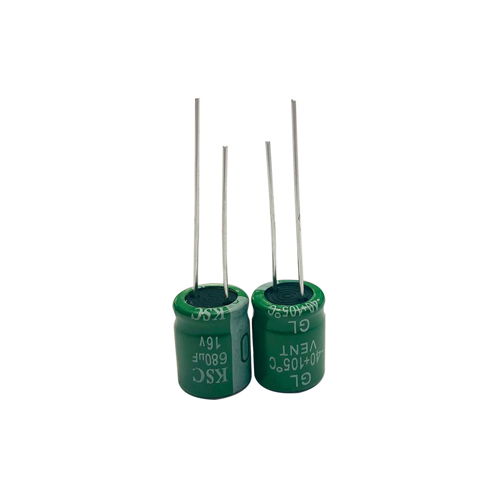 OEM/ODM 680uf 16v Aluminum Electrolytic Capacitor Rhos Low Leakage Current Direct Plug Aluminum Electrolytic Capacitor