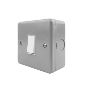 Sirode T6 Series British Standard Approved UK 13A Touch LED Double Power Point Electrical Wall Light Switch And Socket For Home