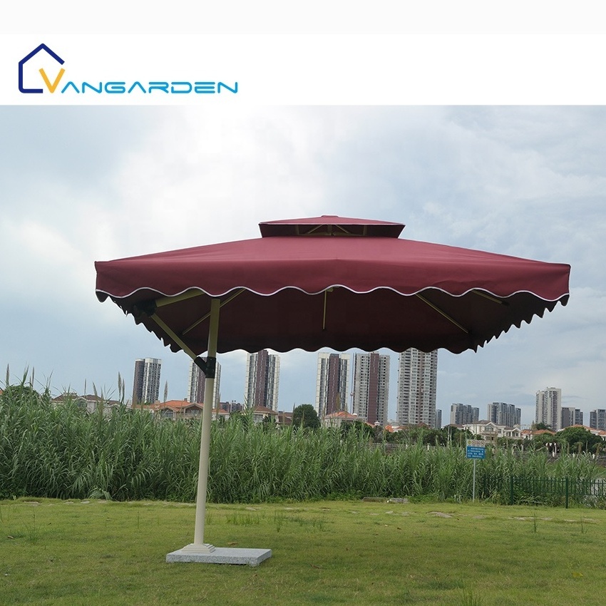 Wholesale Umbrella Big Patio Beach UV Resistance Square Parasol With Base