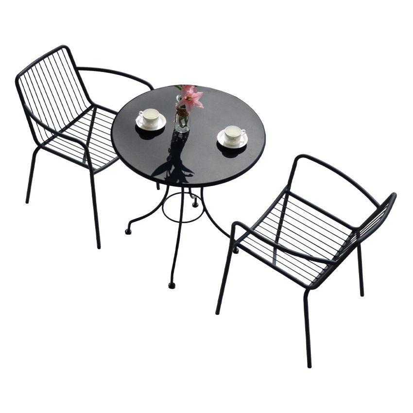 Favourable Price Iron  Patio Garden Bistro Outdoor Furniture