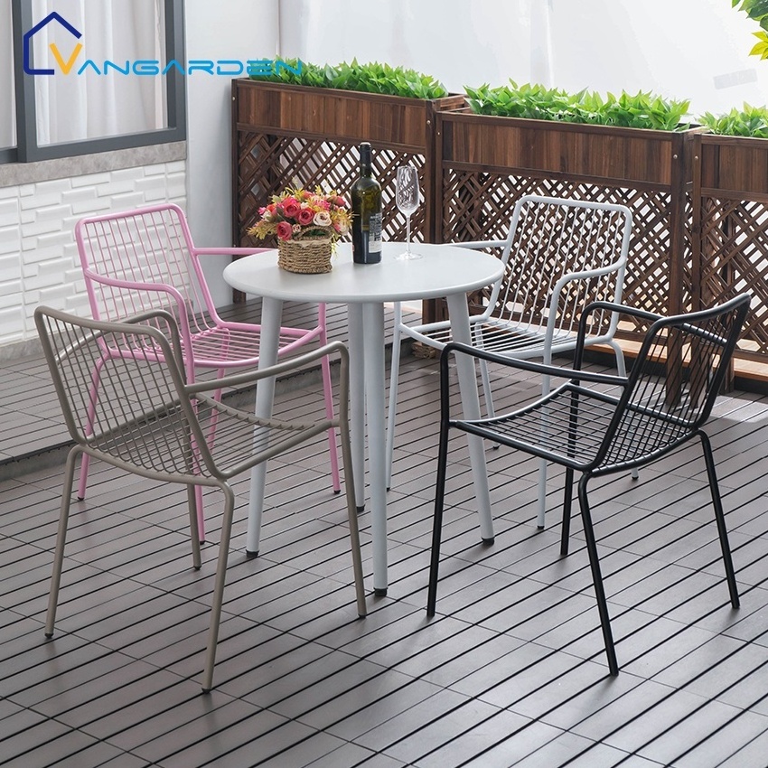 Favourable Price Iron  Patio Garden Bistro Outdoor Furniture