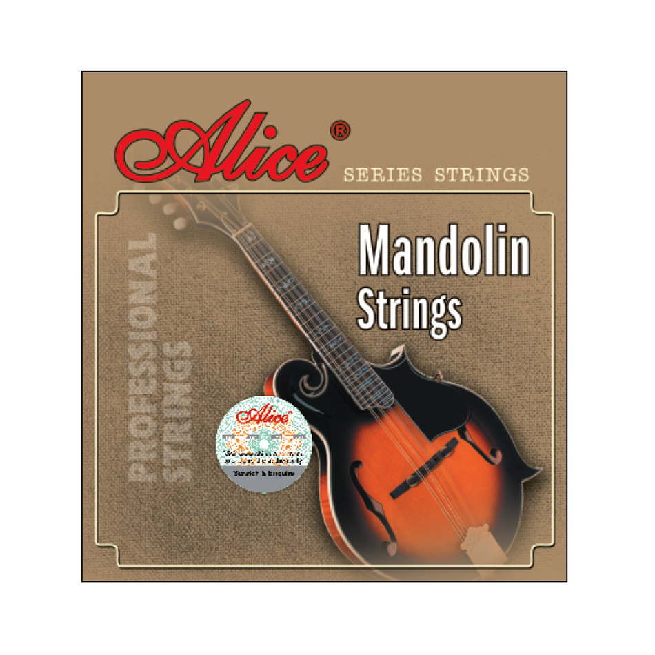 AM05 0.011-0.040 Coated Copper Alloy Wound Plated Steel 4 String Mandolin Strings