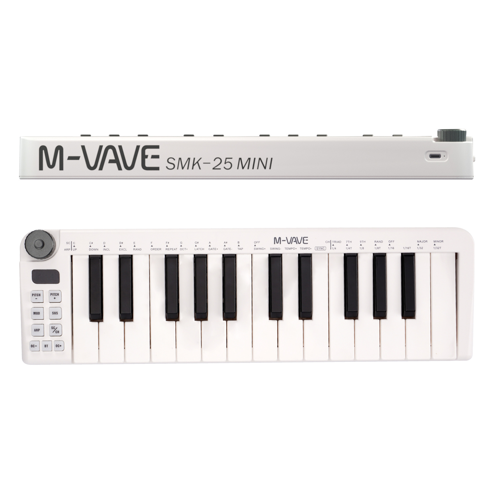 Professional Portable Mini 25 Key Digital Piano Musical Instrument Electronic Midi Keyboard Controller