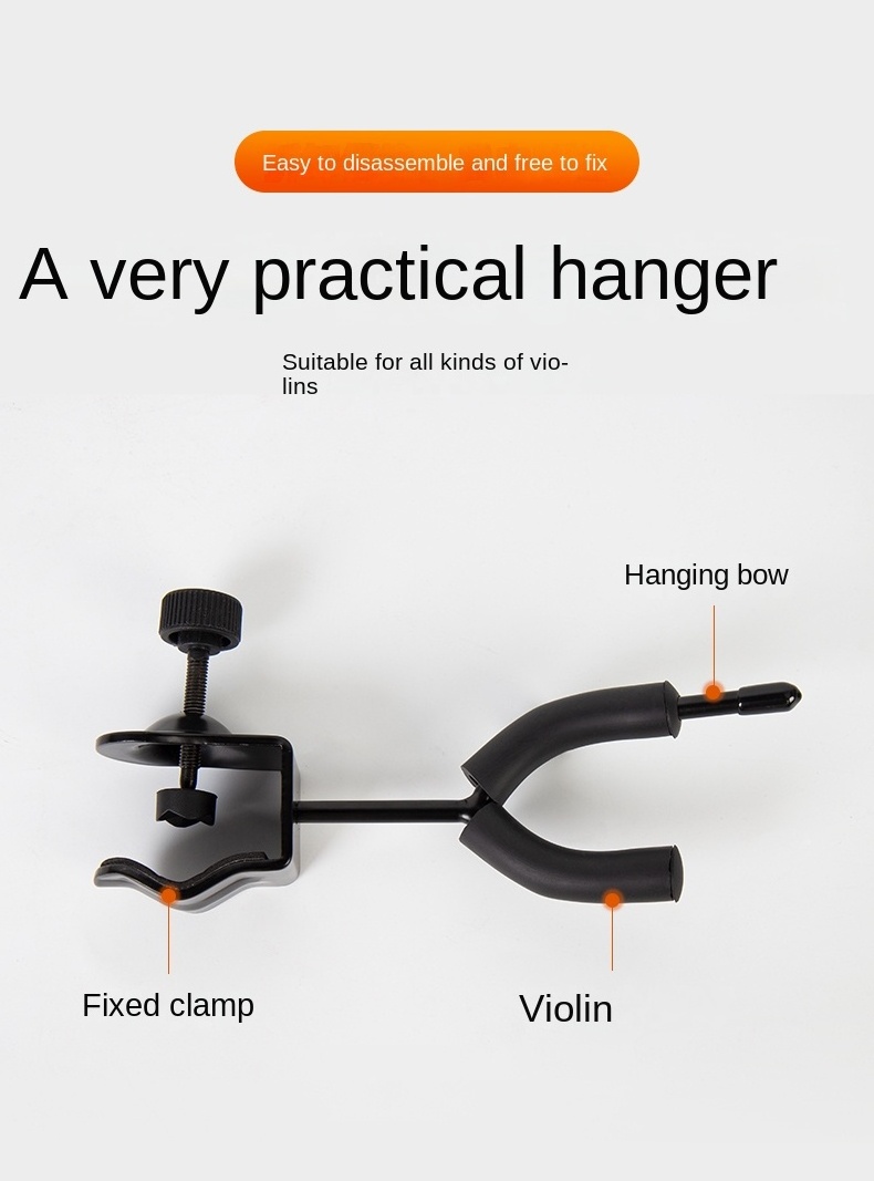 String Swing Holder Hook Rack Guitar Violin Hanger Clamp On Mic Microphone Music Sheet Stand