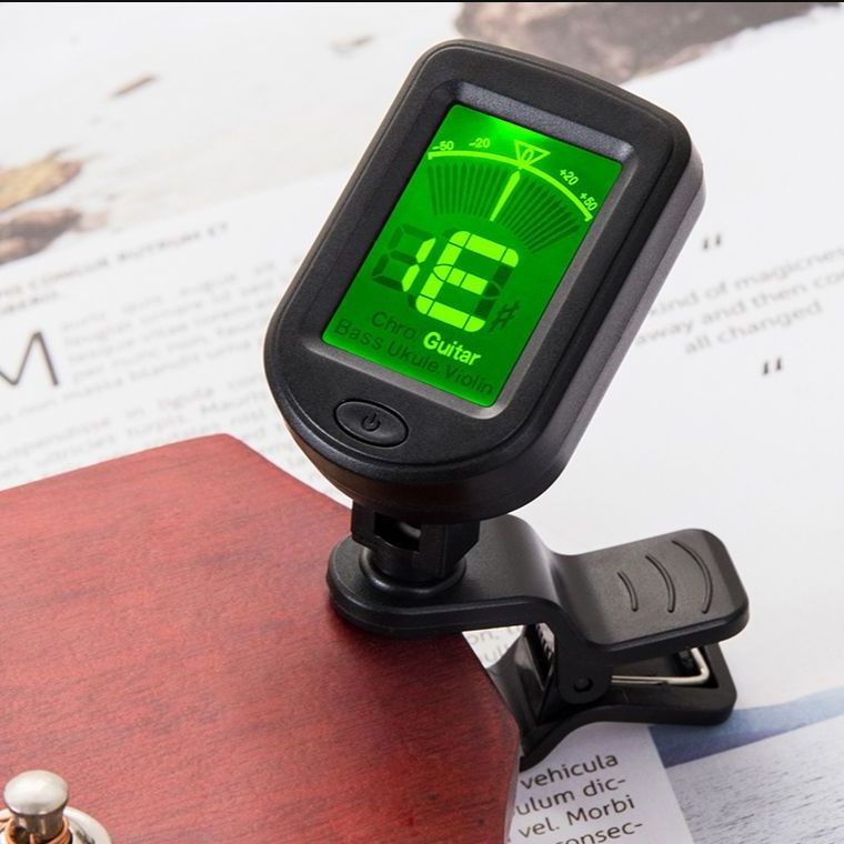 Portable Universal Clip On Digital Electronic 360 Degree Rotatable LCD Display Ukelulu Guitar Tuner