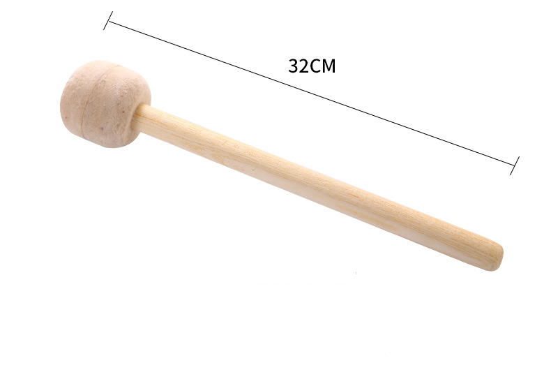 Percussion Instrument Wooden Handle Drum Sticks Mallet Felt Head Hammer Timpani Drum Stick for Bass Marching