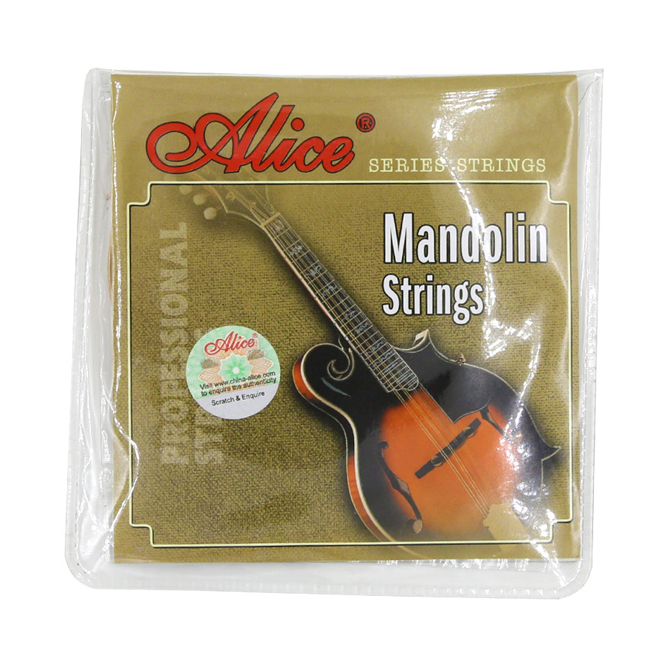 AM05 0.011-0.040 Coated Copper Alloy Wound Plated Steel 4 String Mandolin Strings