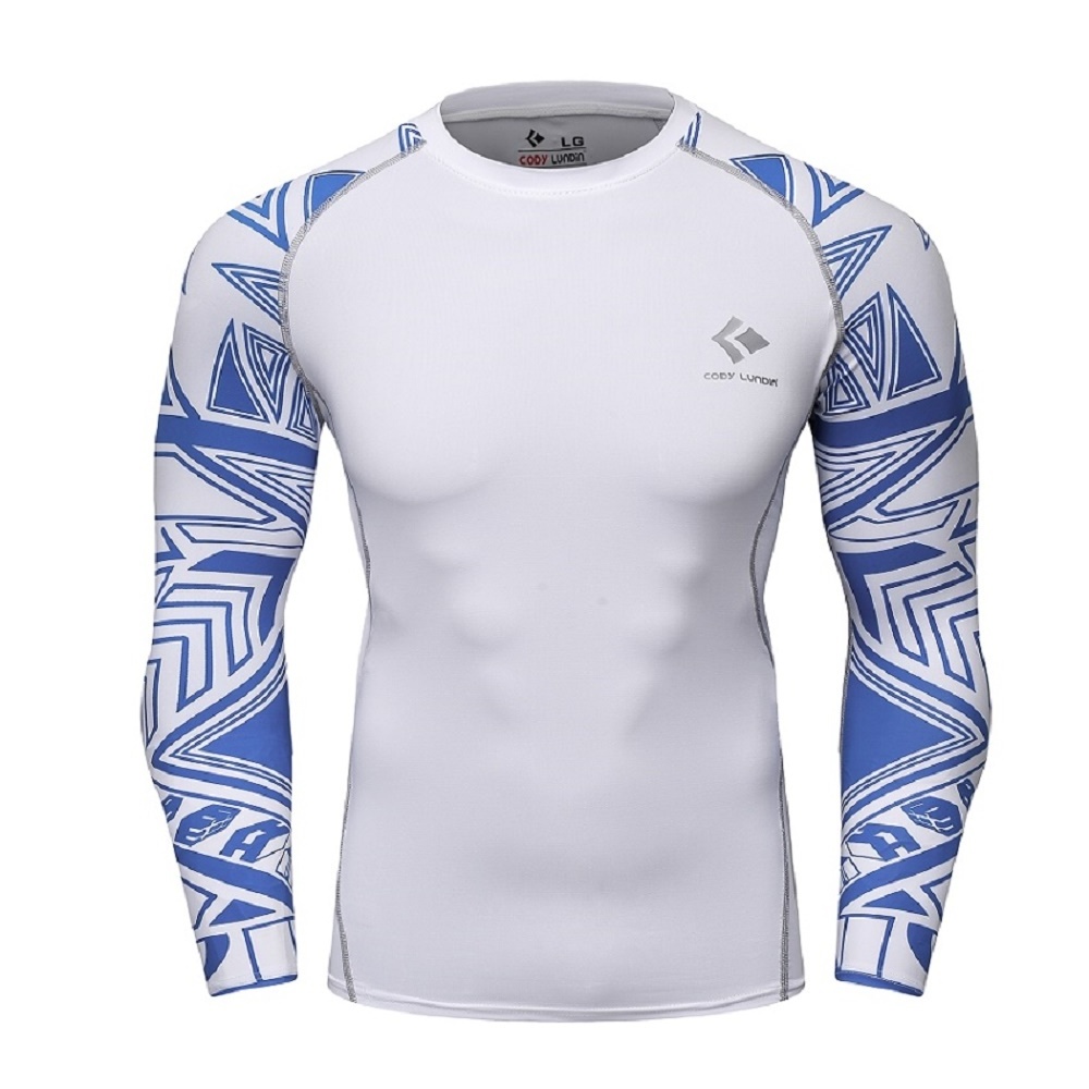 Dropshipping Suppliers MMA Rash Guard Raglan Sleeve T Shirt Customized Long Sleeve Tights Sweatshirt for Men Sportswear