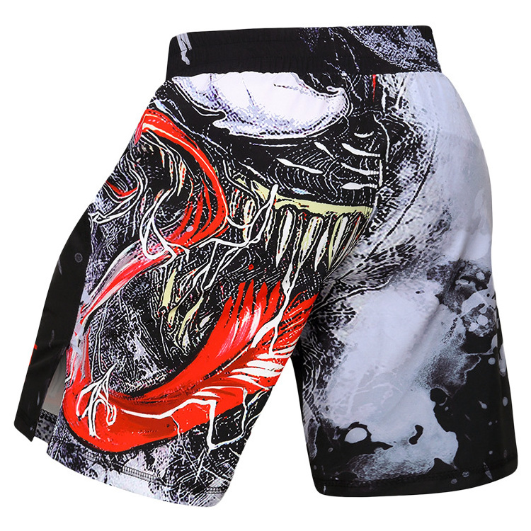 Sublimation printing mens sports shorts ufc shorts mma youth mma shorts