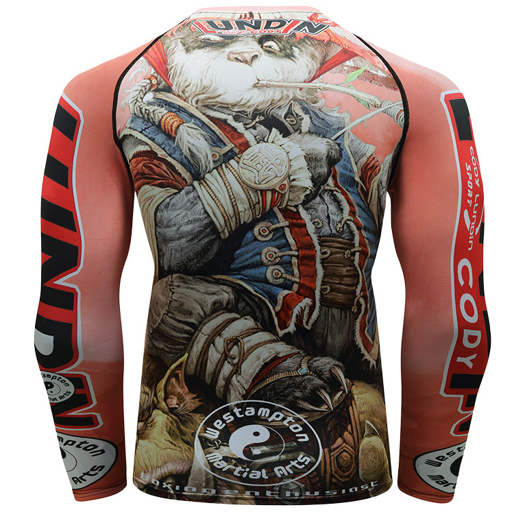 Cody Lundin OEM Custom Your Brand Fightwear Rashguard BJJ Compression Shirt