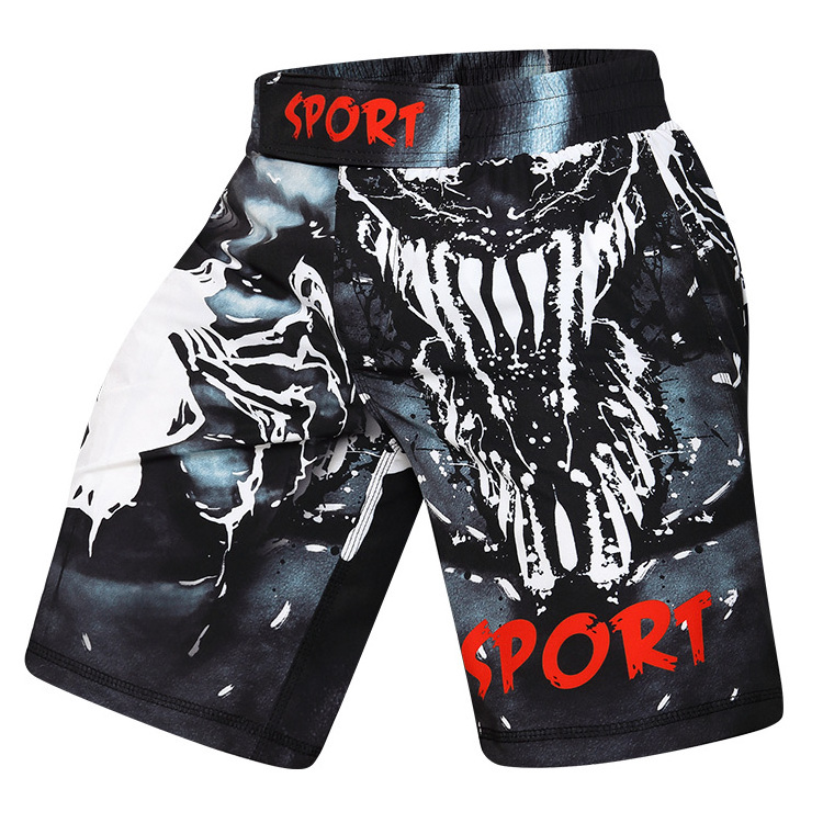 Sublimation printing mens sports shorts ufc shorts mma youth mma shorts