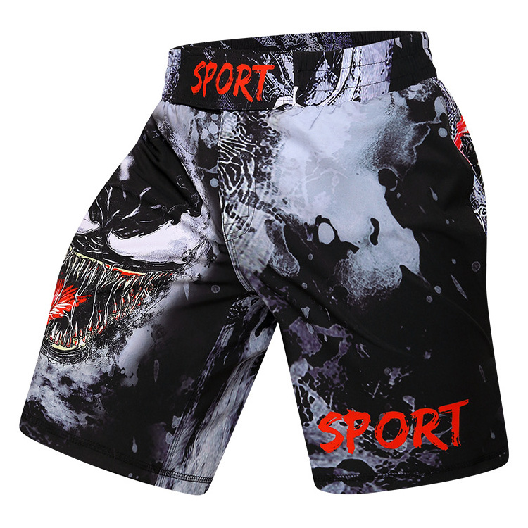 Sublimation printing mens sports shorts ufc shorts mma youth mma shorts