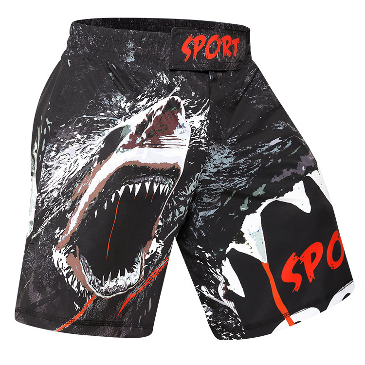 Sublimation printing mens sports shorts ufc shorts mma youth mma shorts