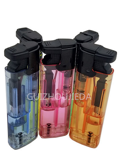 Factory wholesale Disposable Plastic Cigarette Lighter Windproof Electric Smoking Lighter