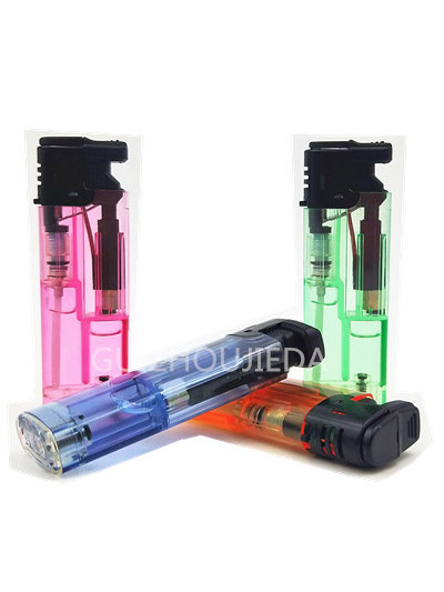 Factory wholesale Disposable Plastic Cigarette Lighter Windproof Electric Smoking Lighter