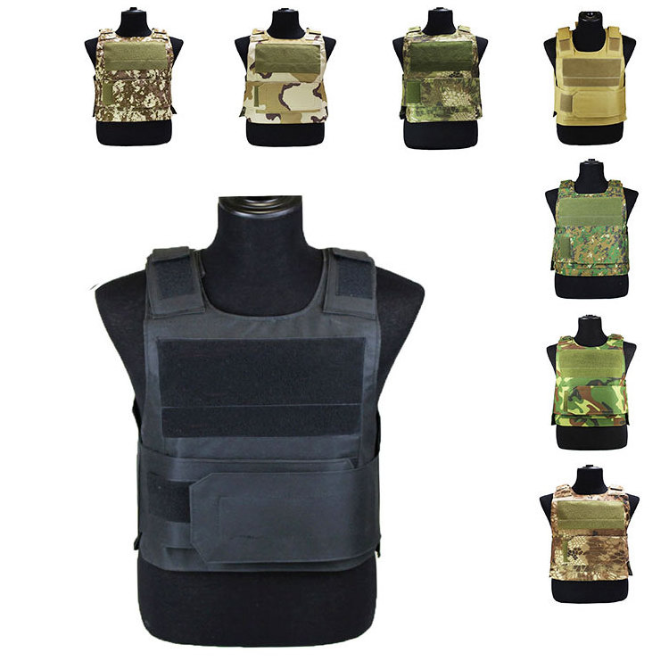 Gujia Oem Light Weight Loading Plate Carrier Safety Protection Cheap Price Blue Tactical Vest For Outdoor Game