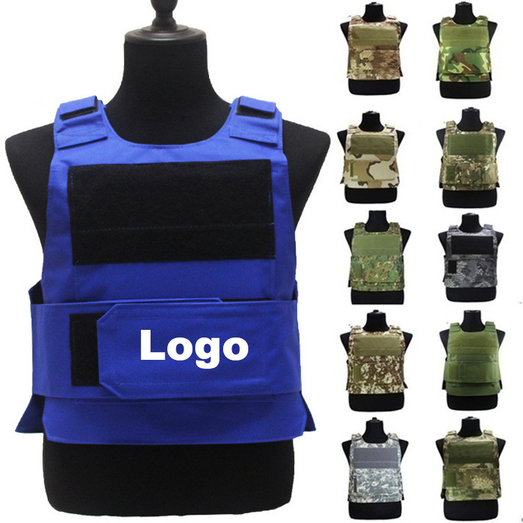 Gujia Oem Light Weight Loading Plate Carrier Safety Protection Cheap Price Blue Tactical Vest For Outdoor Game