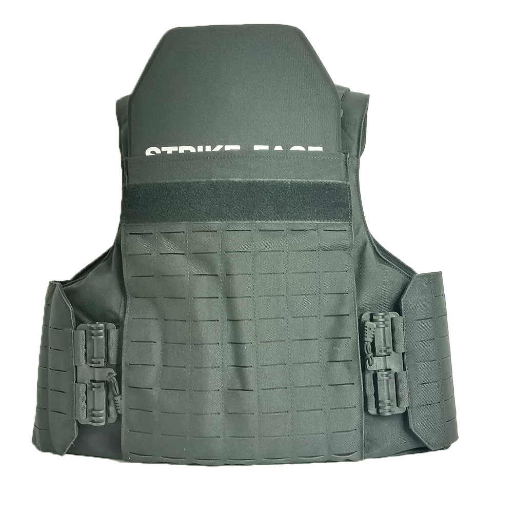 Gujia 1000D Black Quick Release Combat Gear Weighted Body Security Plate Carrier Tactical Vest