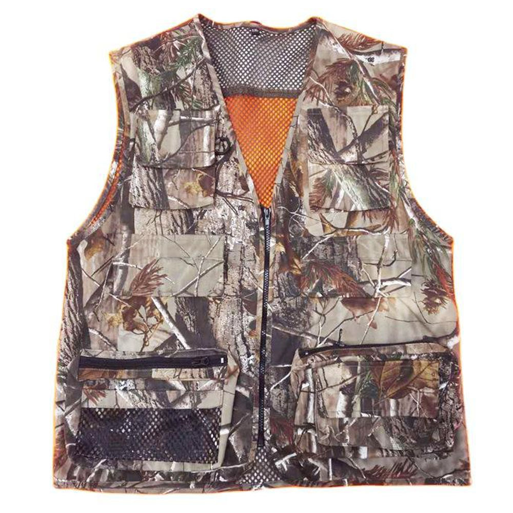 Gujia Multi Pockets Polyester Fishing Outdoor Photographer Utility Journalist Waistcoat Jackets Hunting Vest