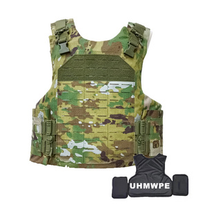 Gujia 1000D Costume CP Camouflage Quick Release Combat Gear Weighted Body Security Plate Carrier Tactical Vest