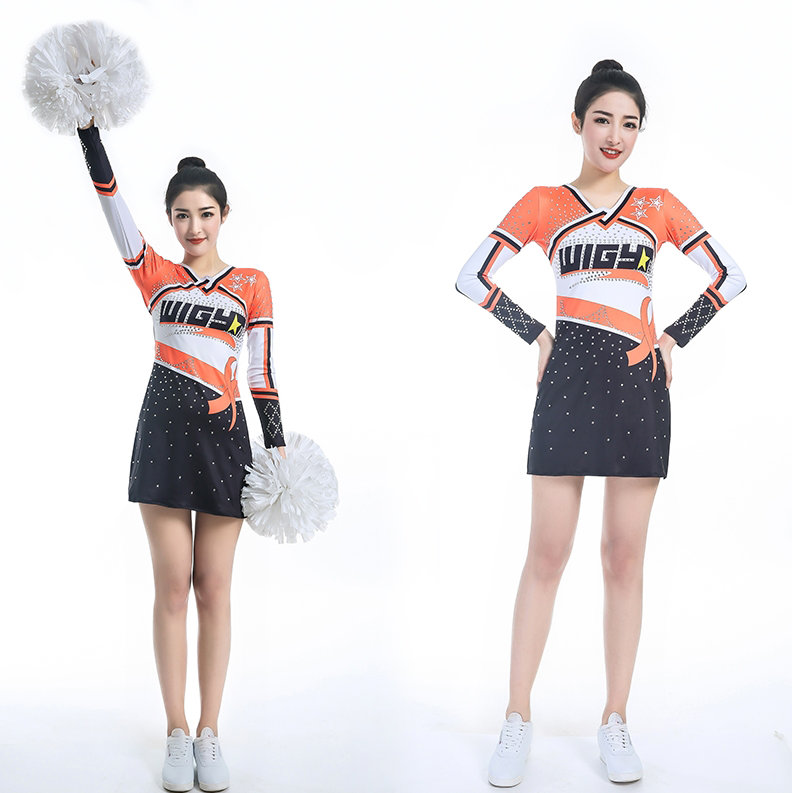 Cheerleading Skirt Personalized Cheerleading Uniforms Cheer Wear Tanlt Women's Ocartoone Gwomen and Menle Custom Designs 50 Sets