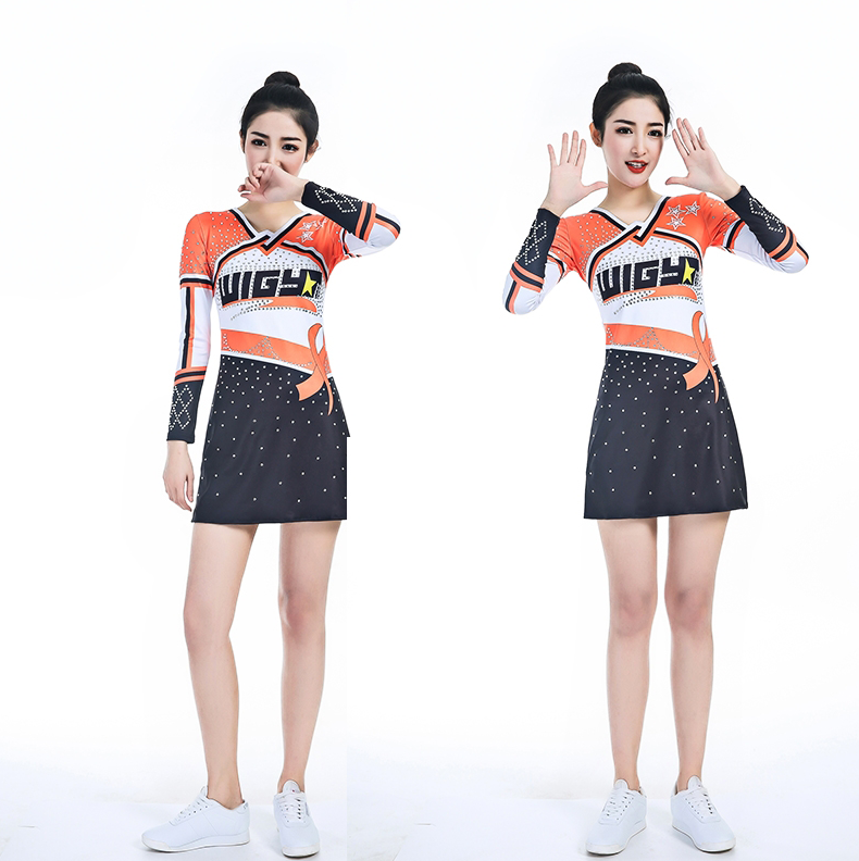 Cheerleading Skirt Personalized Cheerleading Uniforms Cheer Wear Tanlt Women's Ocartoone Gwomen and Menle Custom Designs 50 Sets