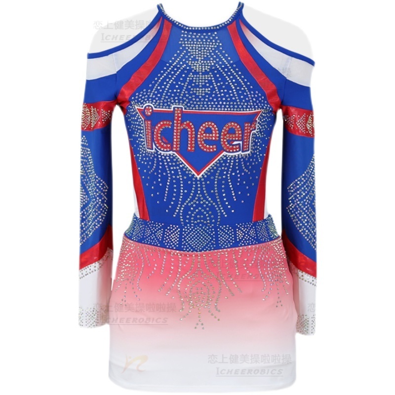 hot sale cheerleading uniforms cheerleading uniforms with sleeves cheerleading uniforms