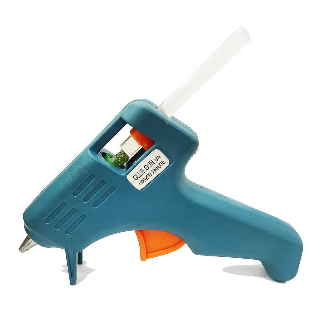 20w 110V-240V diy blue mini hot melt glue gun for 7mm glue stick