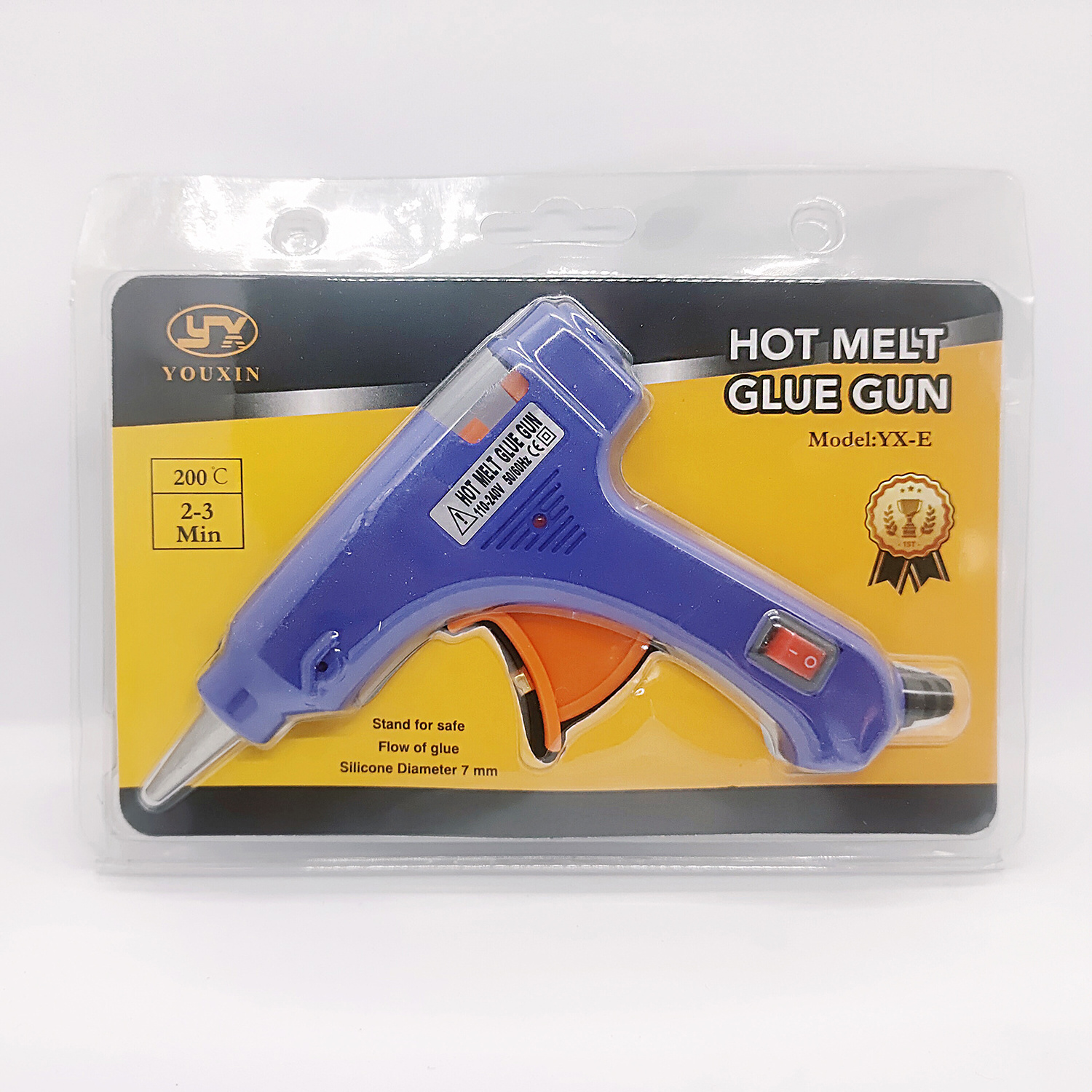 20W mini blue hot melt glue gun multicolor glue gun for 7mm glue gun sticks