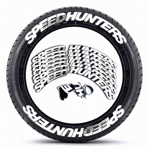 Steering wheel emblem  car logo tire sticker for car wheel decals