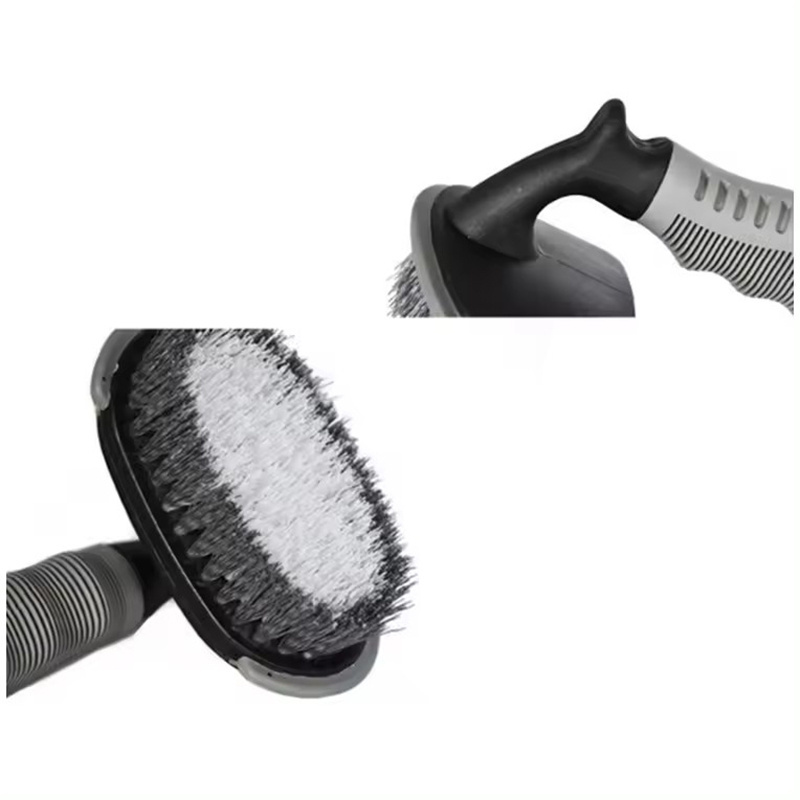 Car Wheel Brush Chemical Resistant Tire Rim Brush Cleaner Bristles Big Softy Bicycle Cleaning Brush