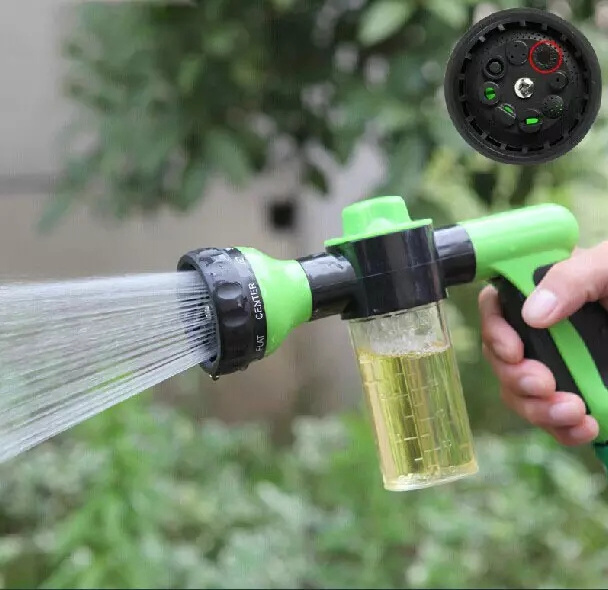 Factory Car care watering gun with foam pot high pressure garden water gun spray gun car washer hot selling