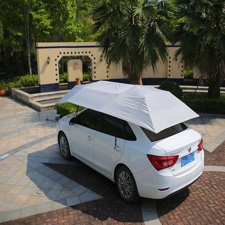 Car shade umbrella H0Pet 2020 New Portable Retractable Automatic Car Roof Sunshade Tent