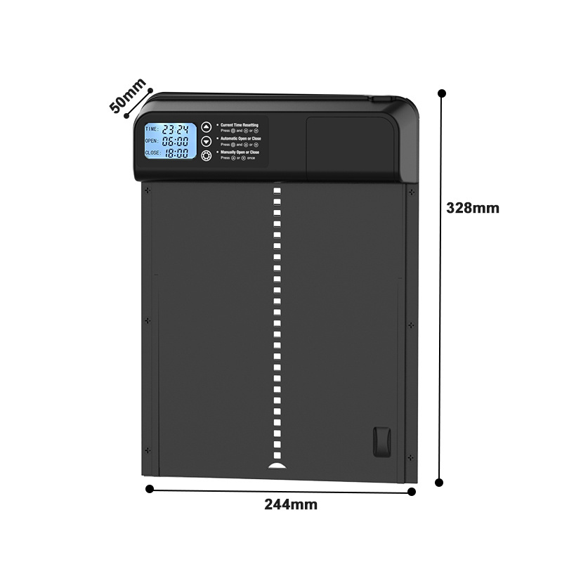 Wholesale Automatic Chicken Coop Door with Timer Smart Poultry door With patent  support custom