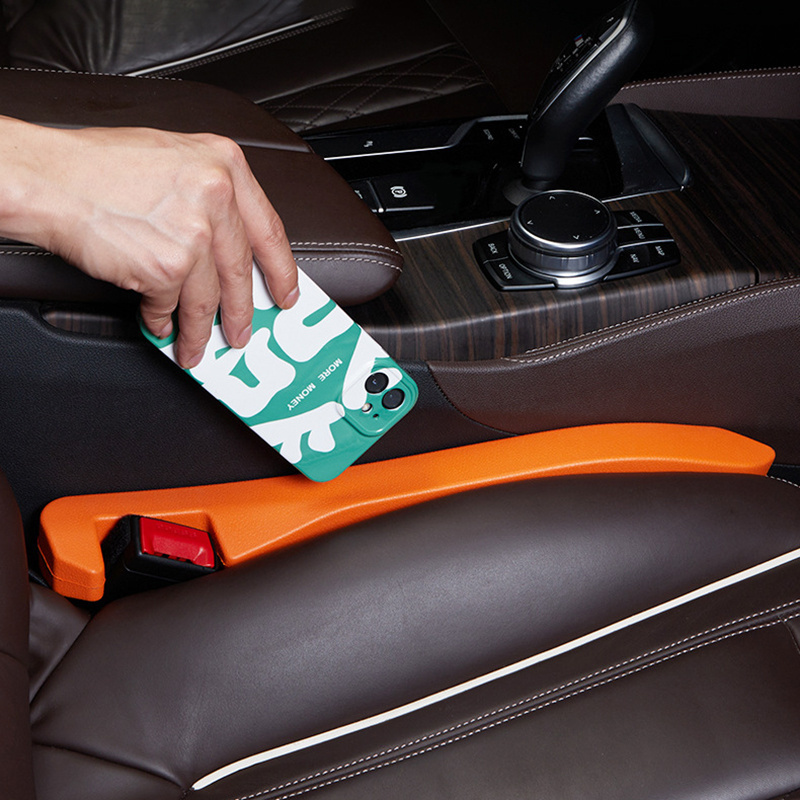 Car Universal Seat Seam Leak Stopper Prevents Small Objects from Falling Car Seat Gap Filler