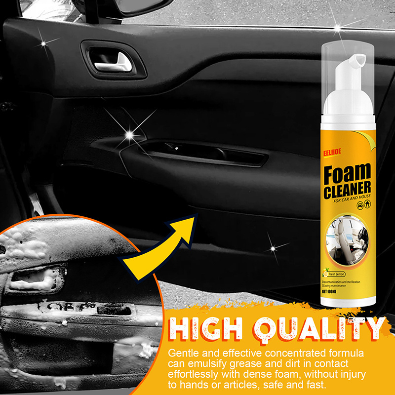 High quality all multifunction universal multi purpose foam cleaner spray for car interior inside seats and house cleaning