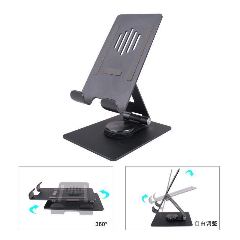 Universal desk foldable aluminum alloy mobile phone stand portable metal cell phone holder desktop cellphone bracket