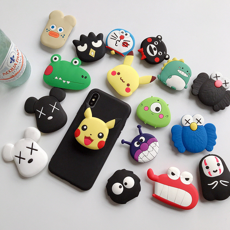 Cartoon Cute Cell Phone Air Socket Holder