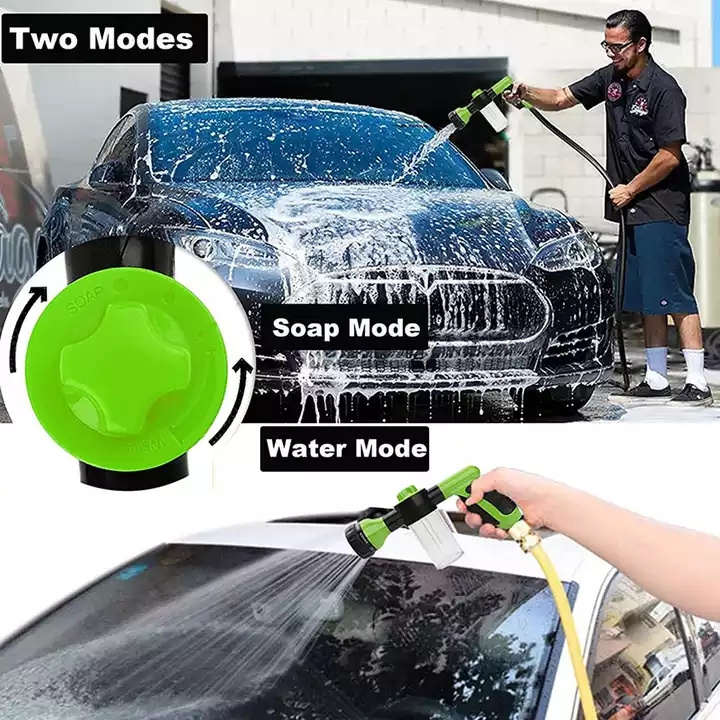 Factory Car care watering gun with foam pot high pressure garden water gun spray gun car washer hot selling