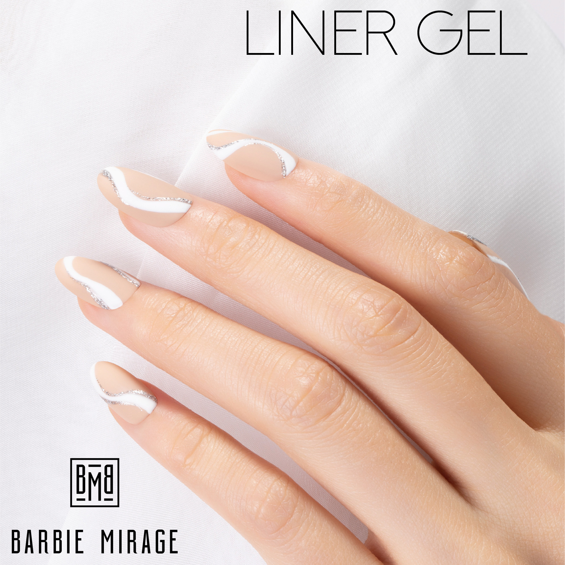 BARBIEMIRAGE transfer foil gel glue for 3d nail sticker nail art design clear transfer printing foil Gel