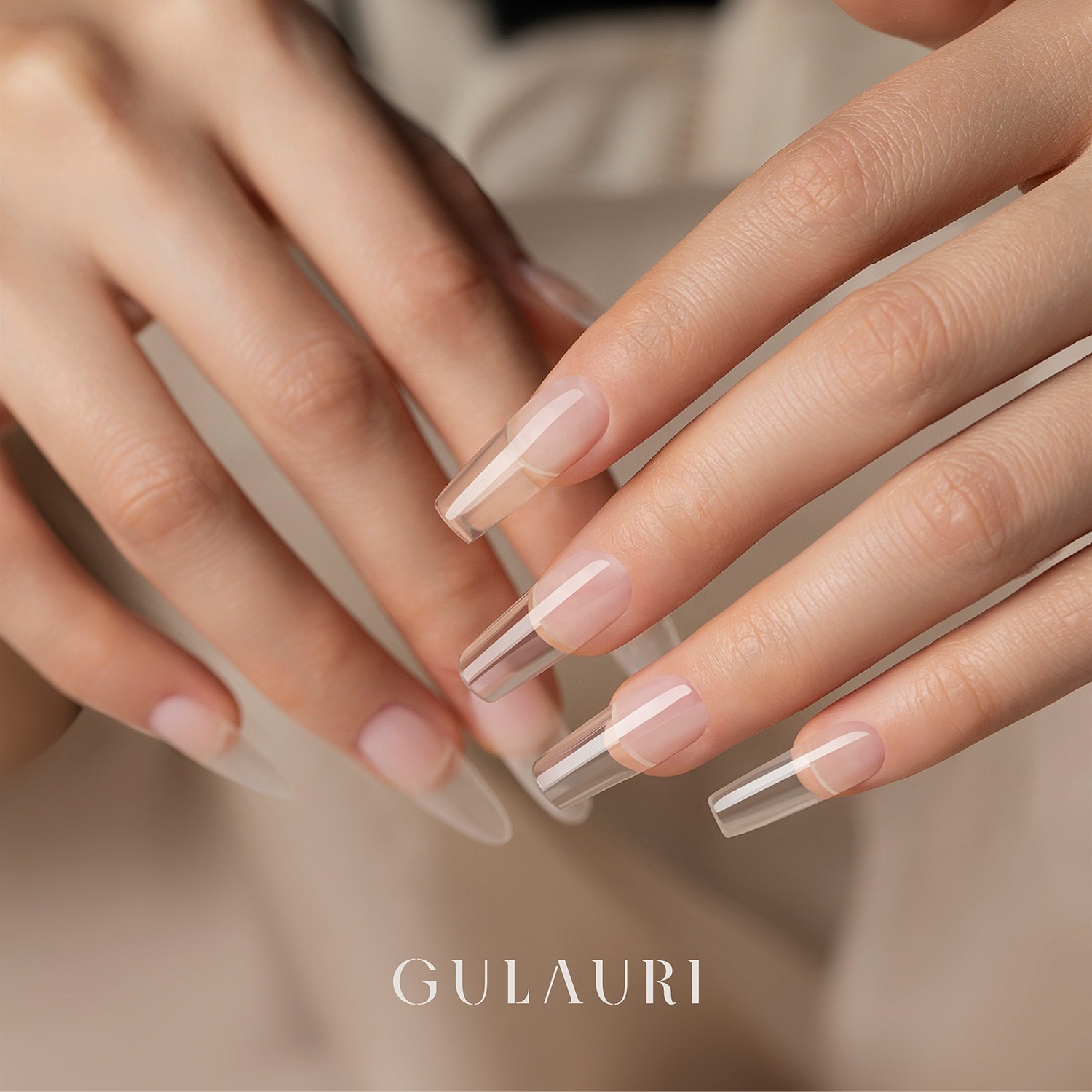 GULAURI Long Lasting Clear Nail Uv Nail Gel Polish For Nail Builder Extension Gel Professional Salon