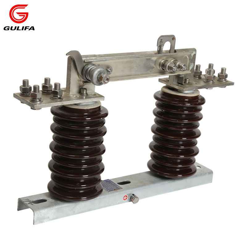 Outdoor High Voltage ceramic isolating switch 12kv,15kv,24kv,33kv AC disconnecting switch